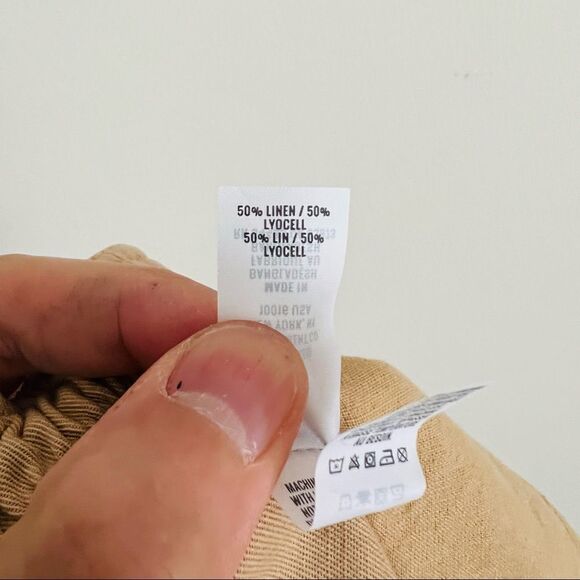 AERIE WOMEN'S Tan Baggy Pants Size Small - Picture 6 of 7